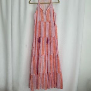 OLIPHANT tiered tassel dress